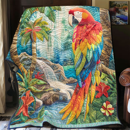 Island Waterfall Parrot WP0909042CL Quilt