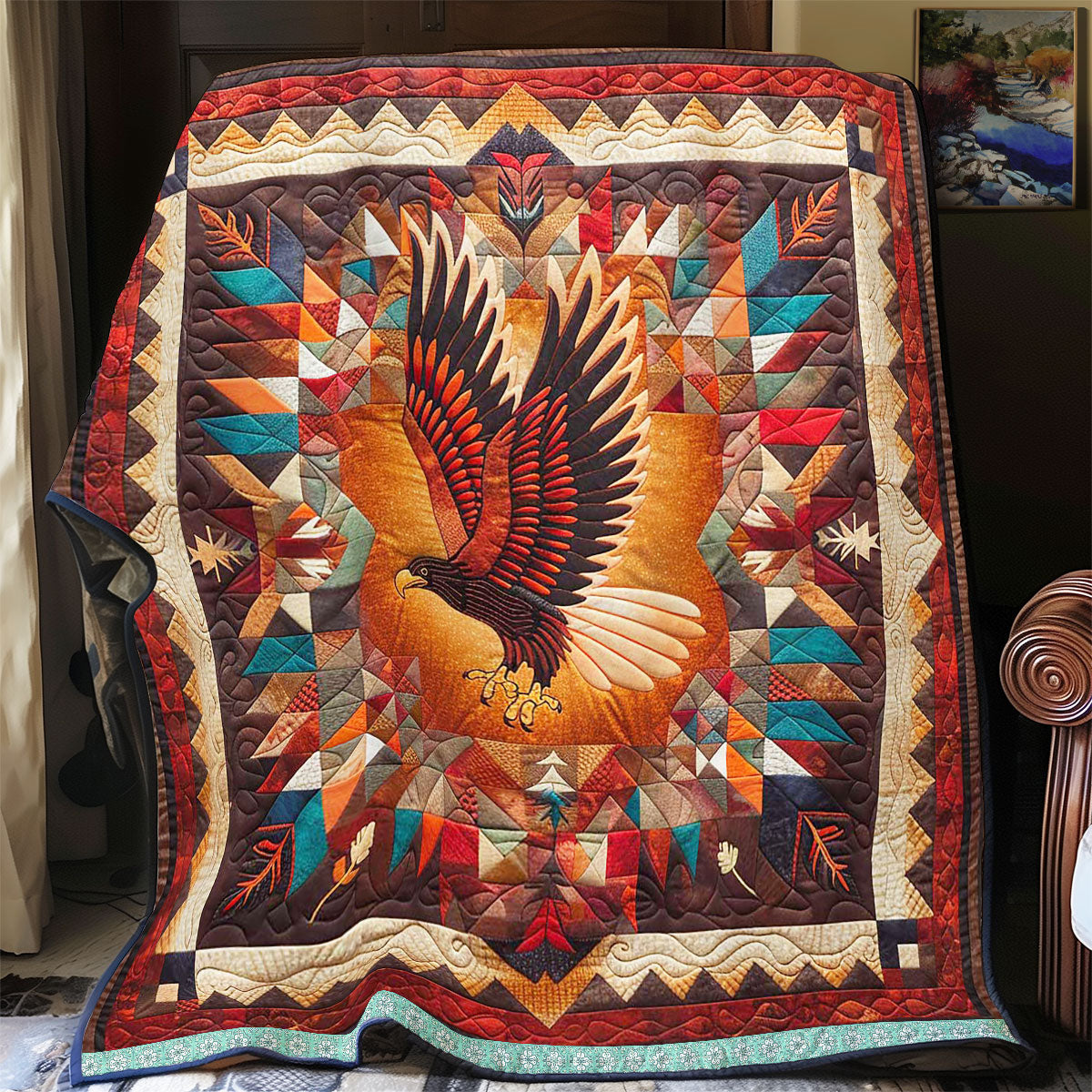 Sky Guardian Eagle WP0909017CL Quilt