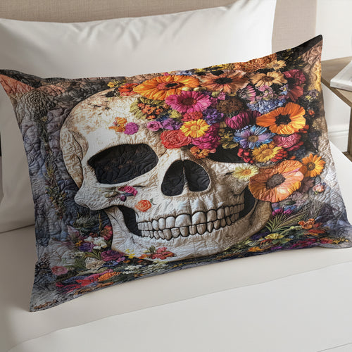 Skull WU0910004CL Quilted Bedding Pillow Case