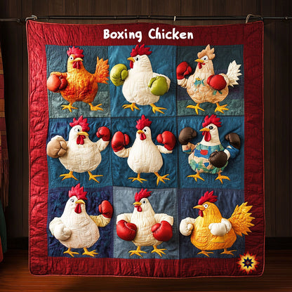 Boxing Chicken WY1911003CL Quilt