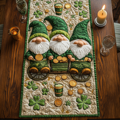 Patrick Three Gnome WY1901040CL Quilted Table Runner