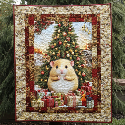 Hamster Christmas WT2110005CL Quilt