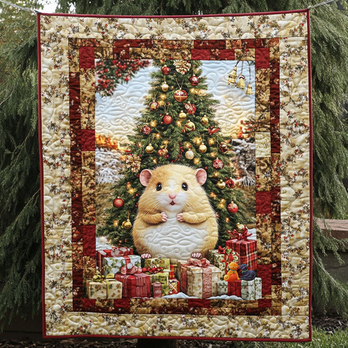 Hamster Christmas WT2110005CL Quilt