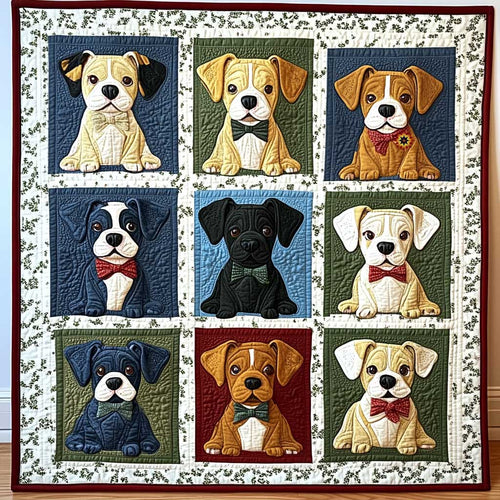 Beagle Vintage Patchwork WP0310008CL Quilt