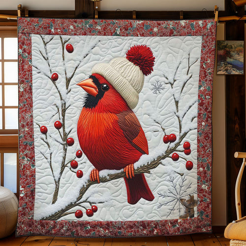 Winter Cardinal WN1712025CL Quilt