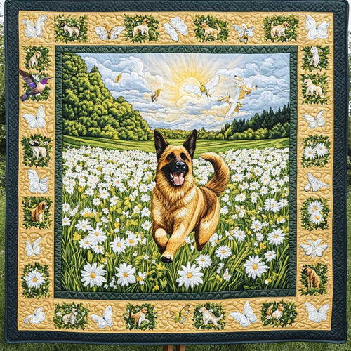 German Shepherd Sunny Meadows WN0410035CL Quilt