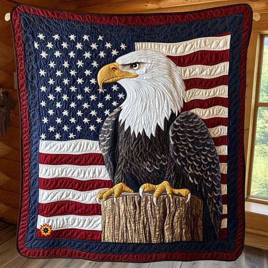 Eagle Flag WX0911018CL Quilt