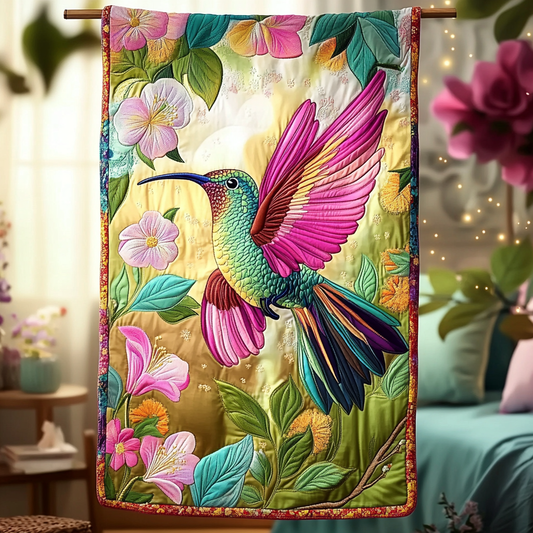 Hummingbird Jewel Flight WN2509011CL Quilt