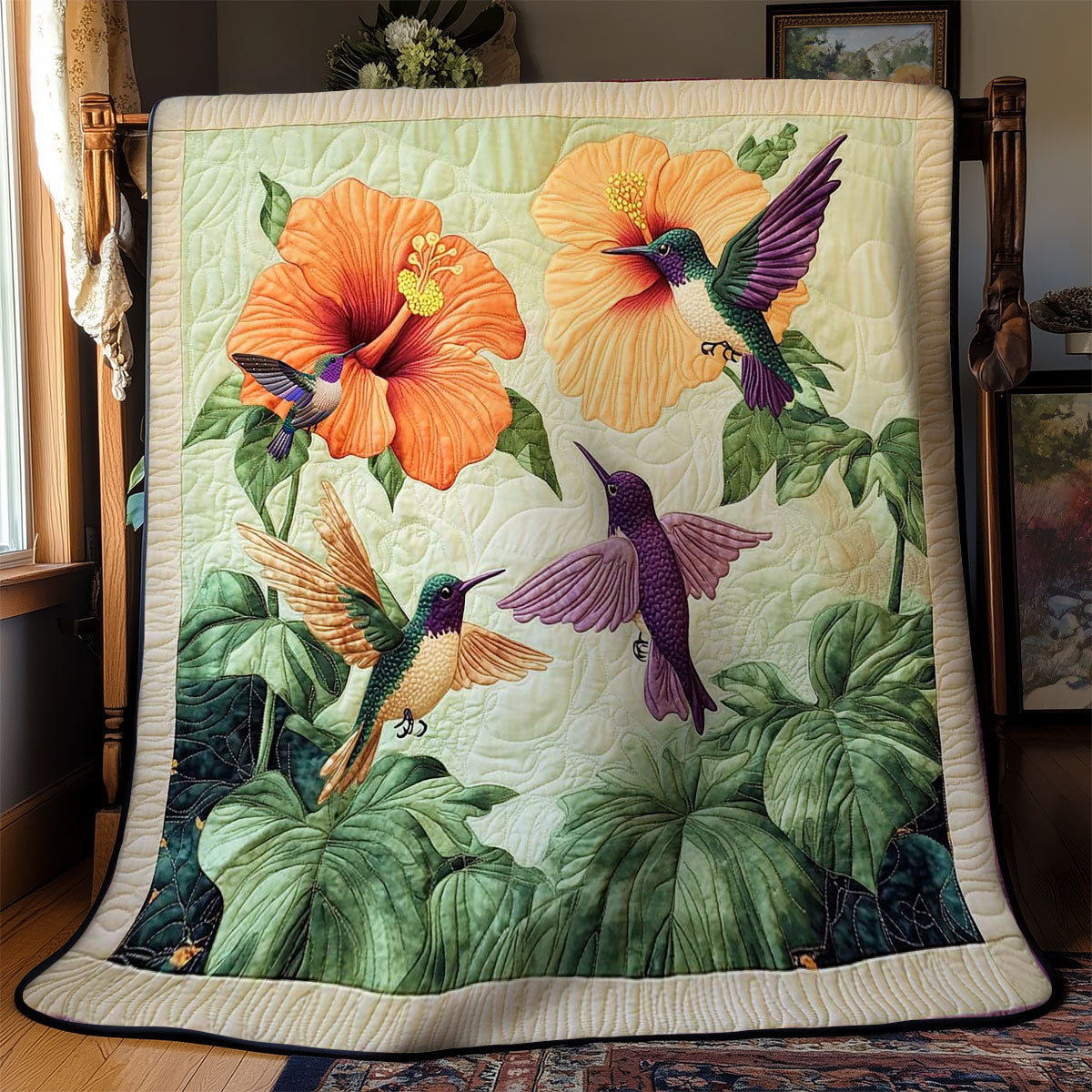 Tropical Hummingbird WN0811002CL Quilt