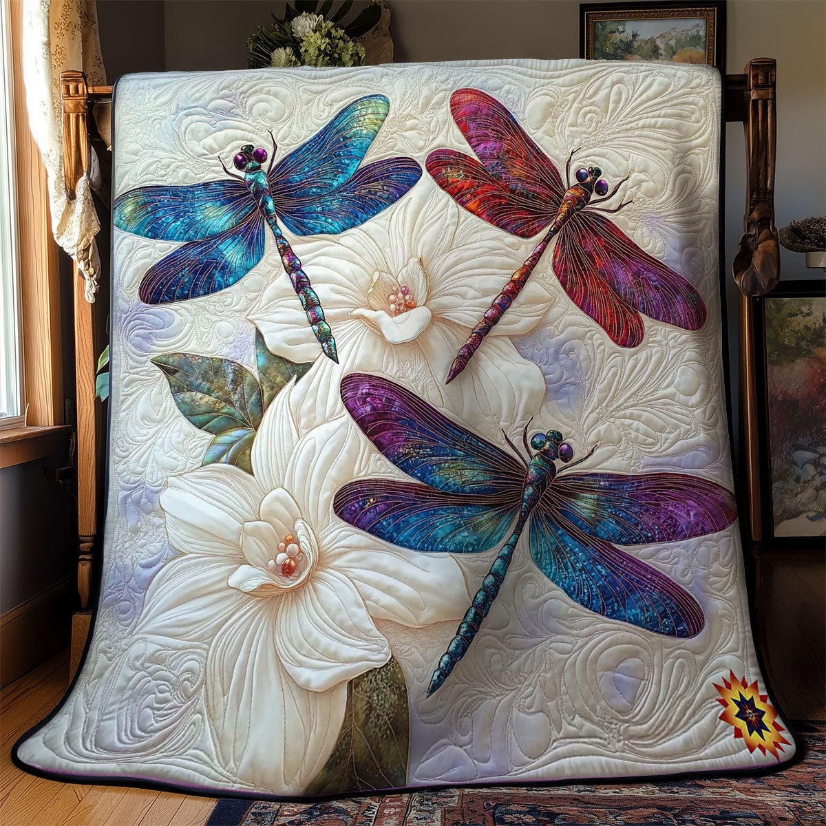 Three Dragonfly WY0912025CL Quilt