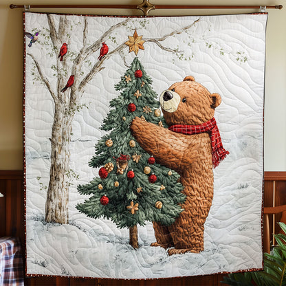 Winter Of Bear WY0111027CL Quilt