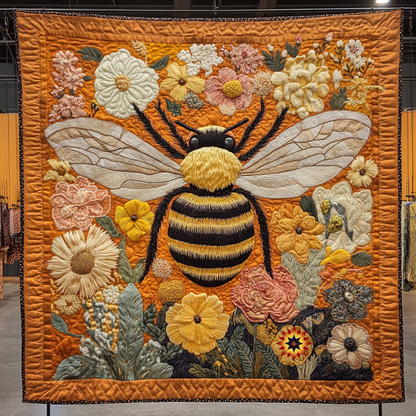 Bee Blooming Spring WU0712005CL Quilt