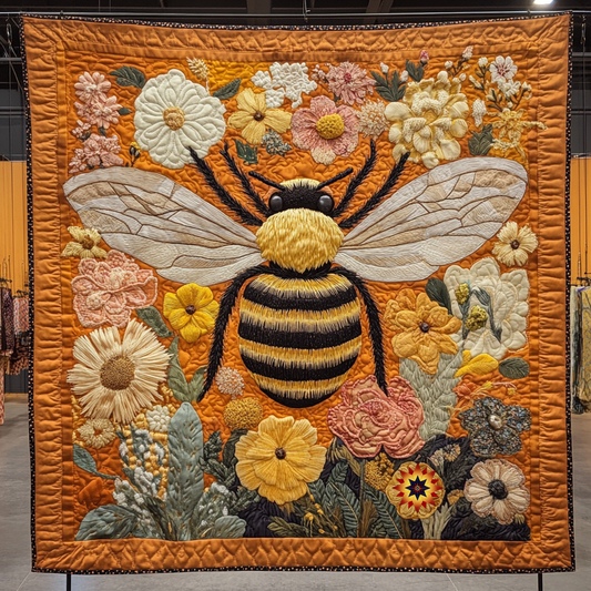 Bee Blooming Spring WU0712005CL Quilt