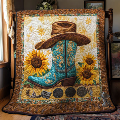 Sunflower Cowboy WN2111015CL Quilt