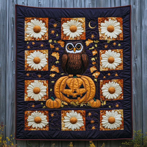 Bloom Pumpkin Owl CW1009021CL Quilt