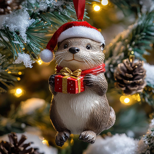 Cozy Otter WN2510006CL Christmas Ornament