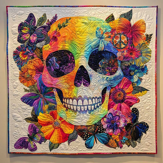 Skull And Butterflies WN2210045CL Quilt