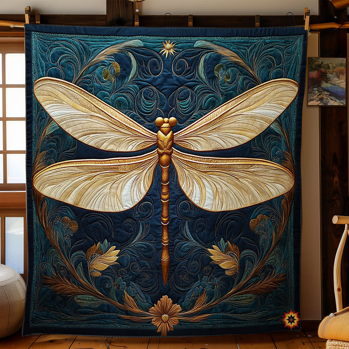 Regal Dragonfly WY0312012CL Quilt