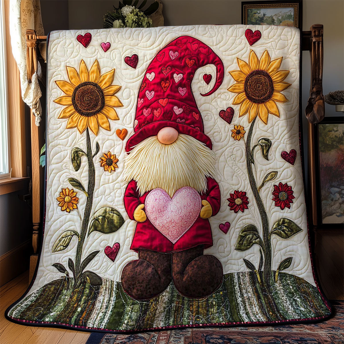 Loving Gnome WN2512004CL Quilt