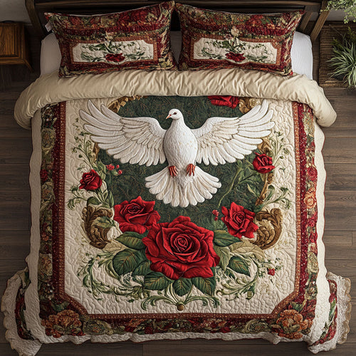 Dove Flower WX0701076CL Duvet Cover Set