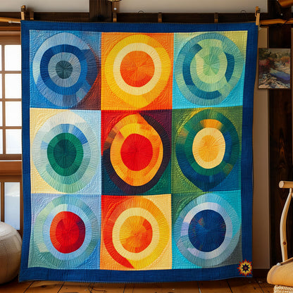 Colorful Circle Abstract WY1311015CL Quilt