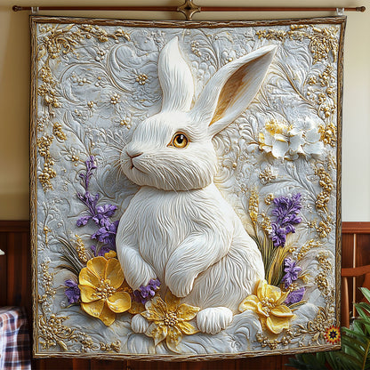 Royal White Rabbit WY1311028CL Quilt