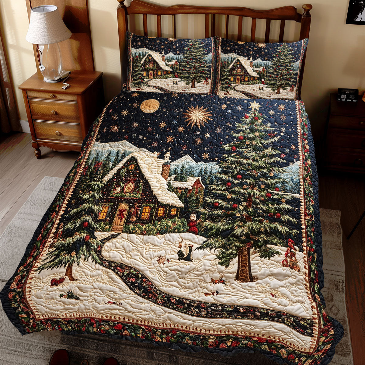 Christmas Night WX2311052CL Duvet Cover Set