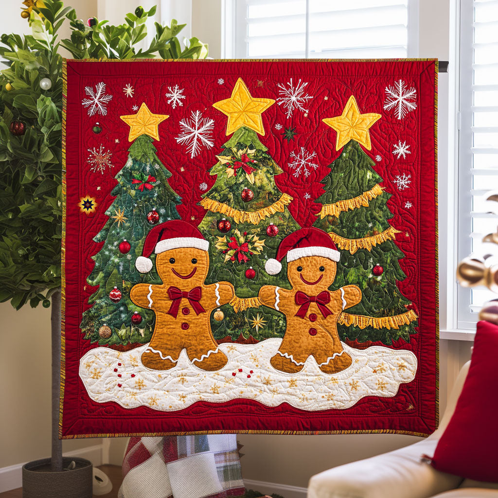 Christmas Gingerbread WJ1511010CL Quilt