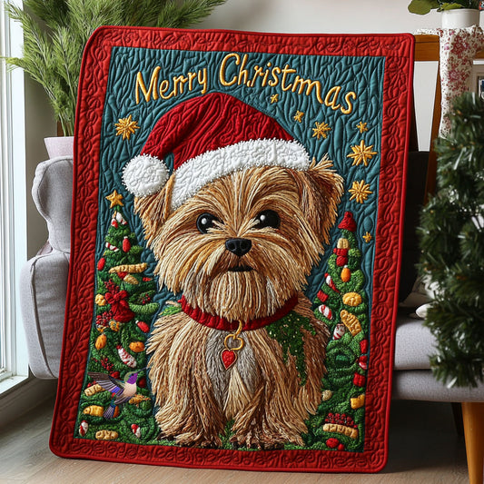 Christmas Puppy WX2910005CL Quilt