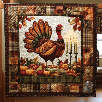 Thanksgiving Turkey Charm WN2011056CL Quilt