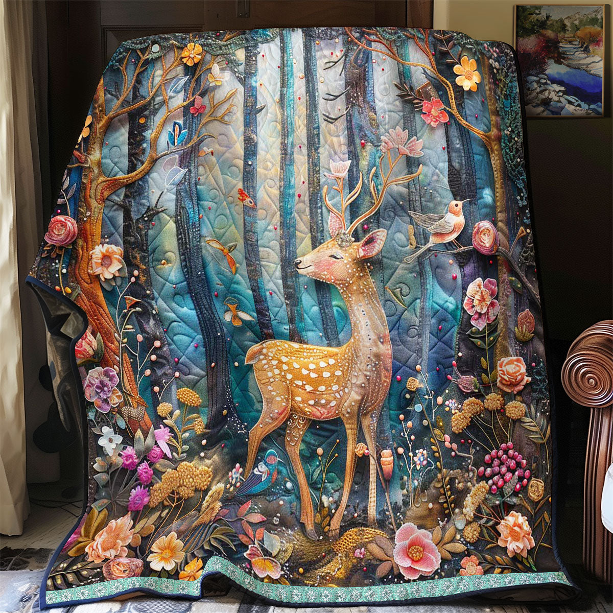 Dreamy Deer WJ1309003CL Quilt