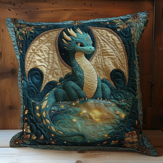 Mystic Midnight Dragon WY2501044CL Quilt Pillow Case