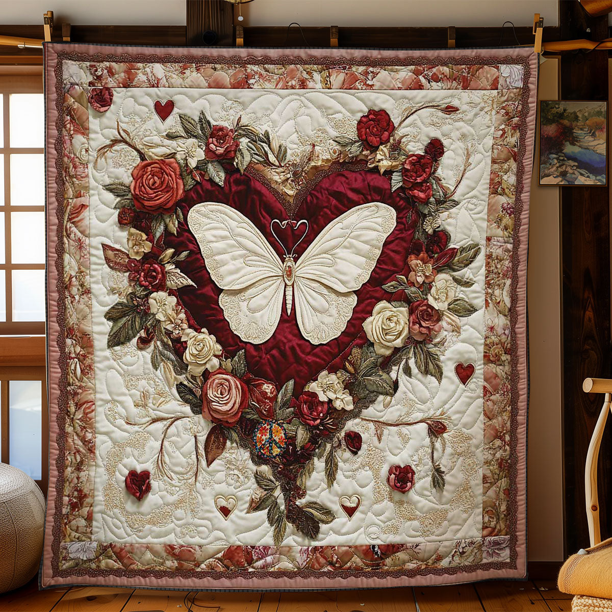 Butterfly Of Love WN0712031CL Quilt