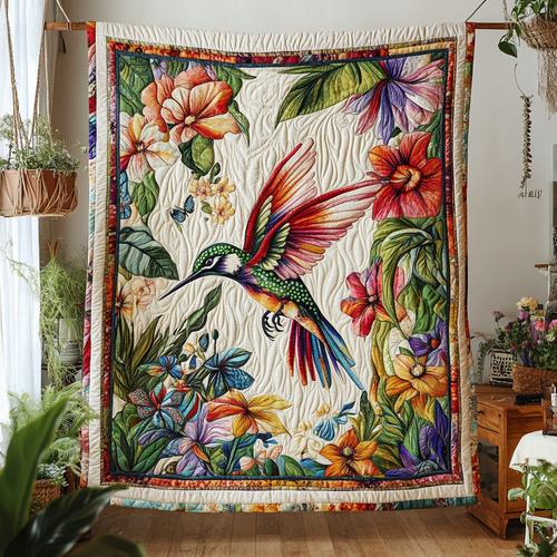 Hummingbird Flight Of Colors WN2309039CL Quilt