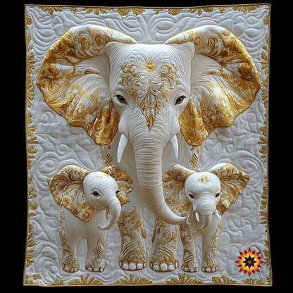 Elephant Family WY2711003CL Quilt