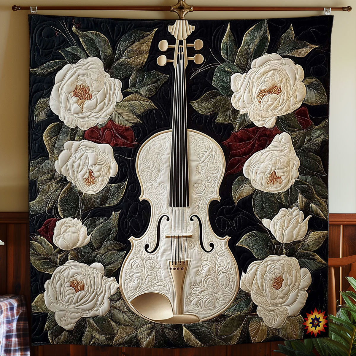 White Violin WY0312041CL Quilt