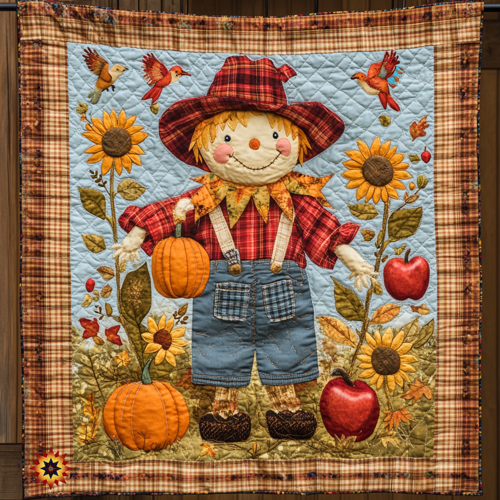 Scarecrow In The Field WU1012019CL Quilt