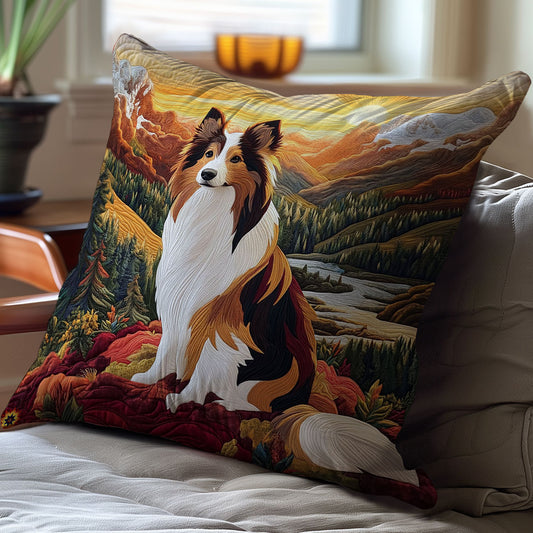 Border Collie WY0412074CL Quilt Pillow Case