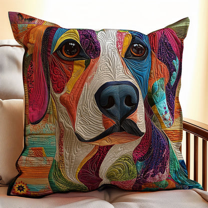 Abstract Dog WY2911050CL Quilt Pillow Case