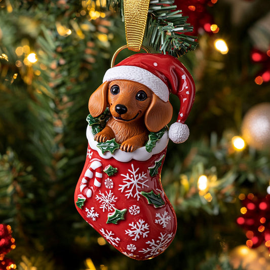 Dachshund Noel Magic WN1510040CL Christmas Ornament