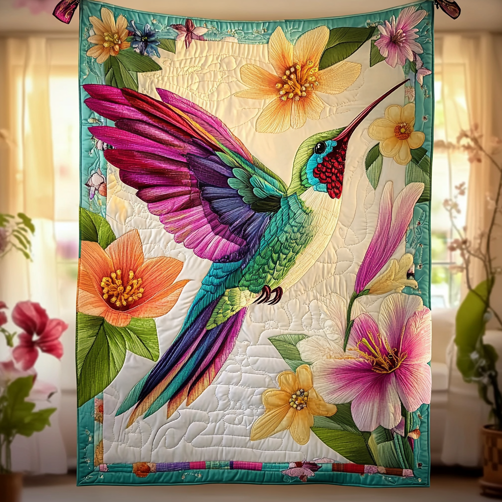 Hummingbird Twilight Breeze WN2509013CL Quilt