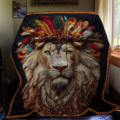 Native American Lion WY2811025CL Quilt