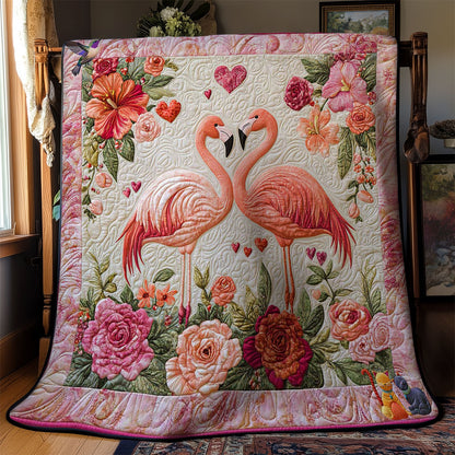 Flamingo Valentine Delight WN1112027CL Quilt