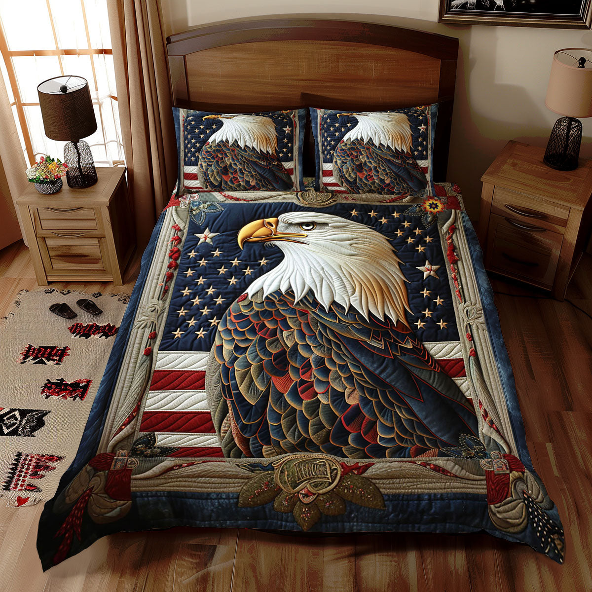 Independence Eagle WJ2512031CL Duvet Cover Set