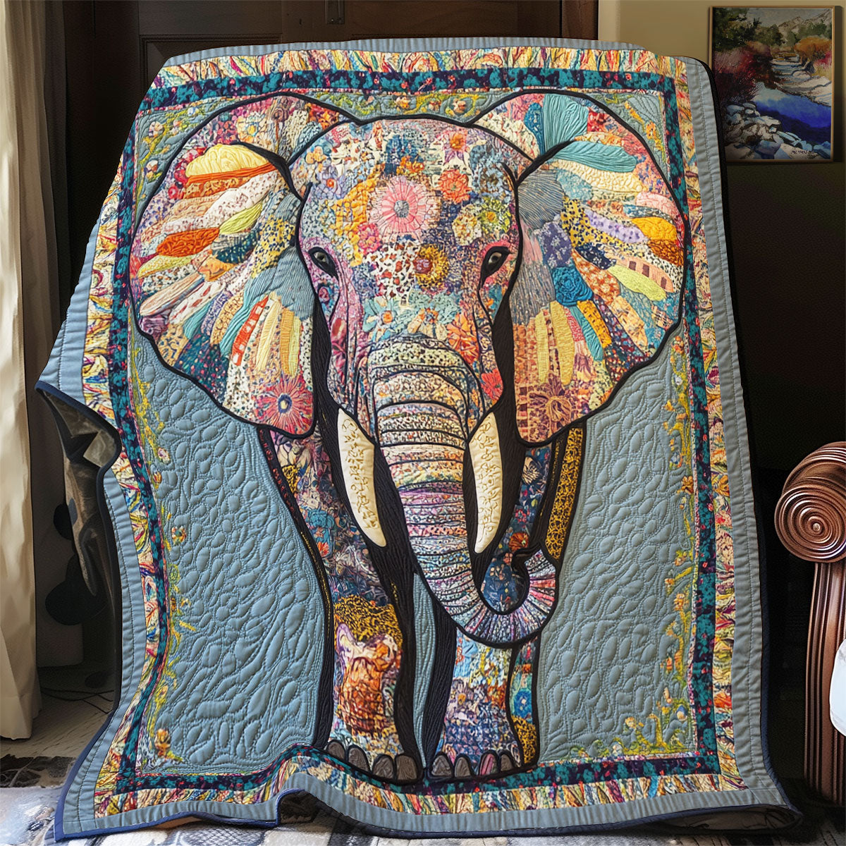 Elephant WX0201016CL Quilt