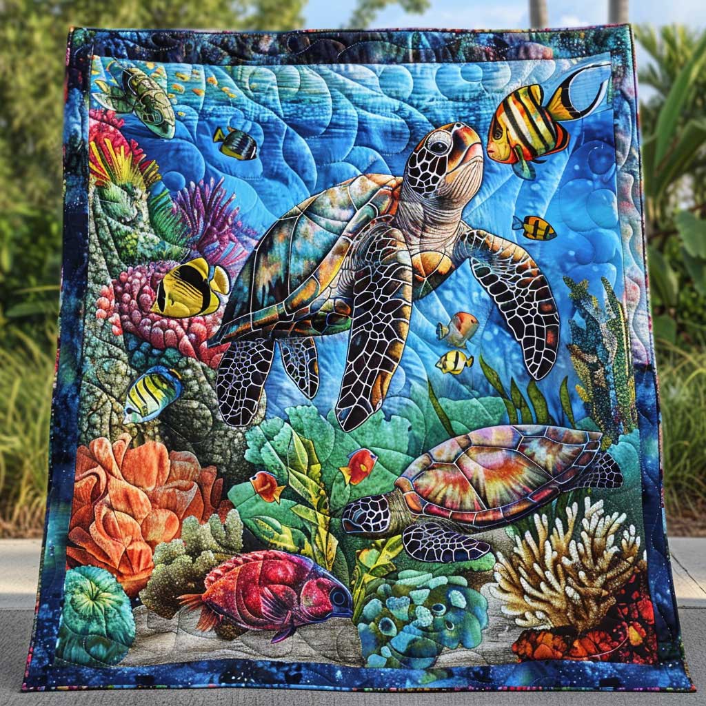 Sea Turtle WJ1109016CL Quilt