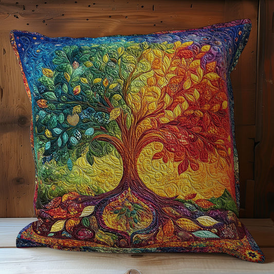 Rainbow Tree Of Life WY2501059CL Quilt Pillow Case