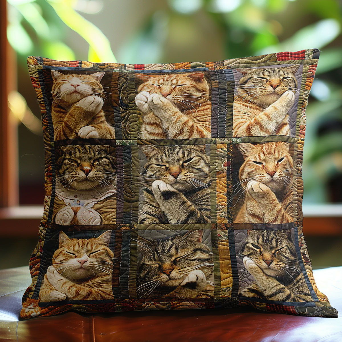 Bold Cats WN0310090CL Quilt Pillow Case