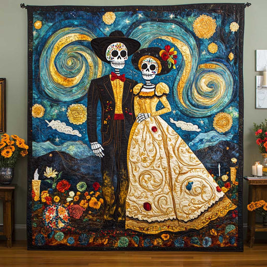 Day Of The Dead Van Gogh WN2810022CL Quilt