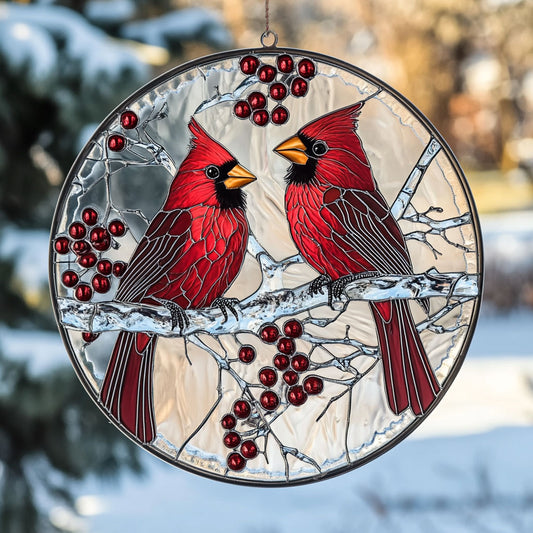 Cardinal WU1610032CL Stained Glass Suncatcher